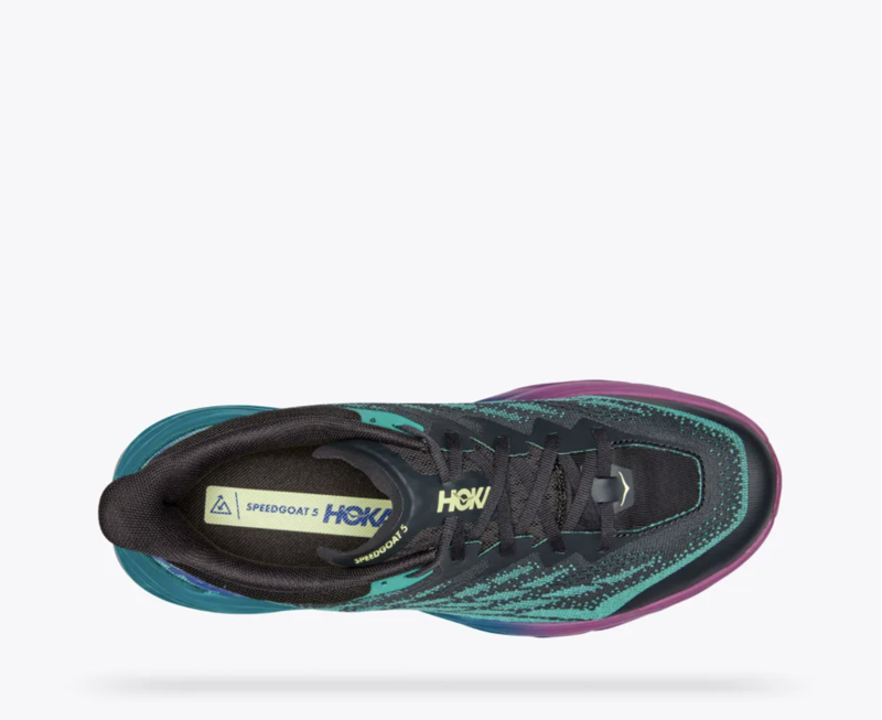 Hoka Speedgoat 5 Blue Graphite/Kayaking Trail Running Shoes-4